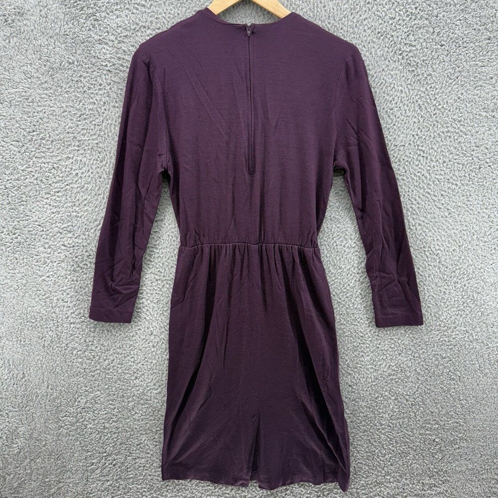 Jessica Howard Size 6 Purple Embellished Casual Dress Cinched Waist Long‎ Sleeve - Picture 7 of 8
